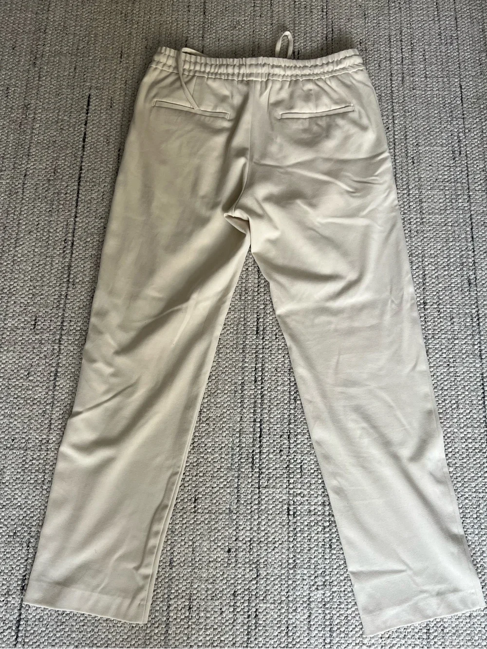 Zara Relaxed Fit Draw String Pants Beige
